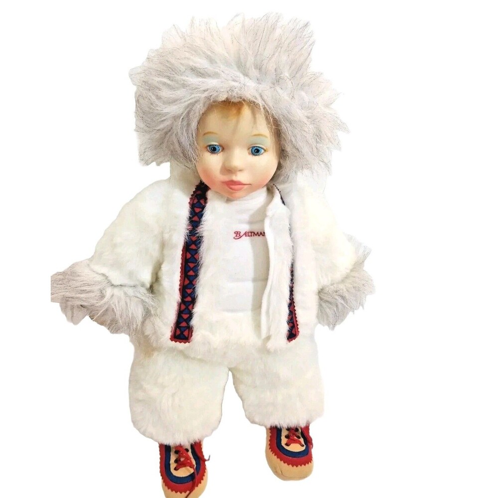Eskimo Inuit Boy Doll "The Snow Baby's Search For Christmas" B. Altmans